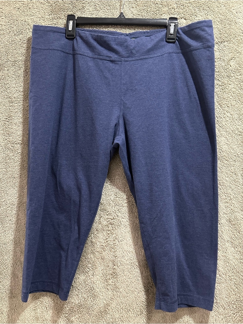 Navy Blue Capri Leggings